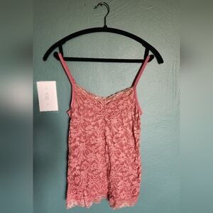 VS Moda International Lace Tank Top with Adjustable Straps